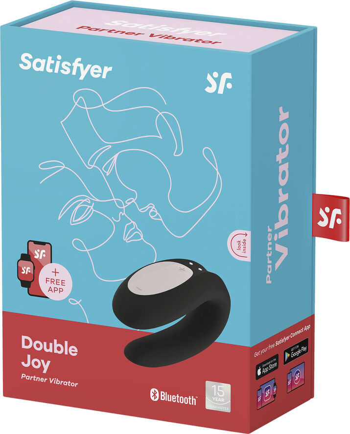 Satisfyer Double Joy Black Vibrator