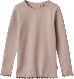 Langærmet Rib T-shirt Ida