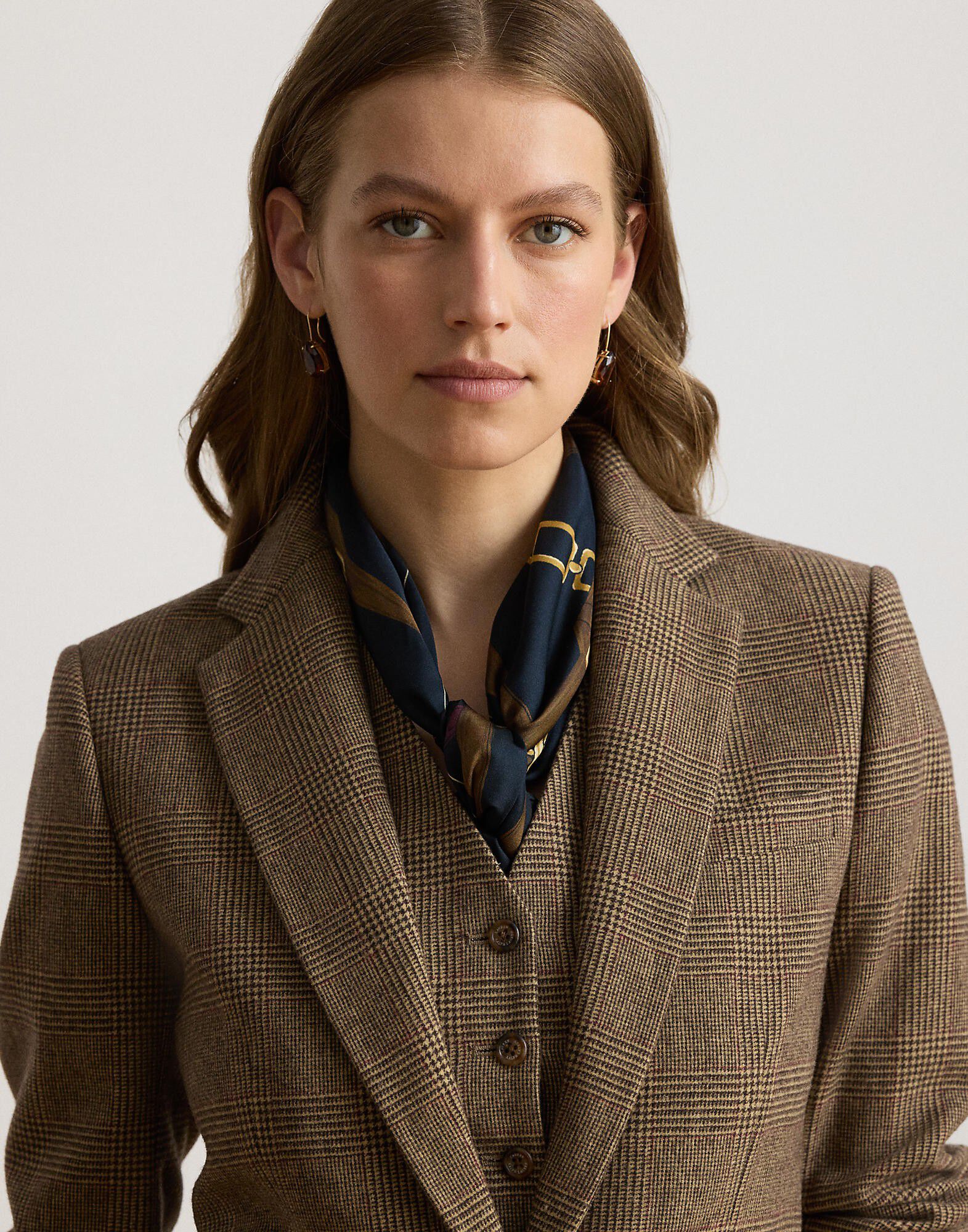 Y/D BRUSH WOOL SUIT-WVN-JACKET