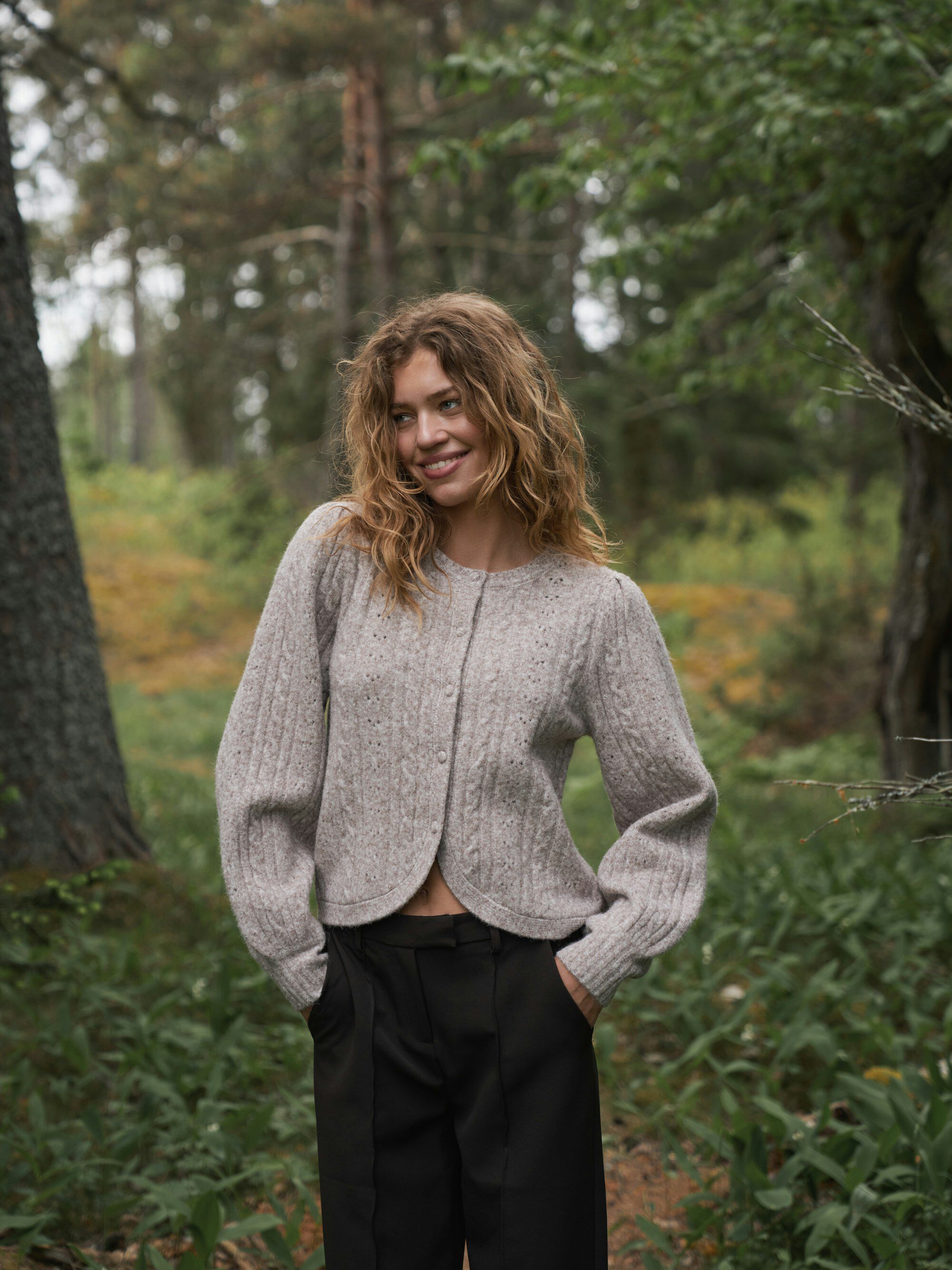 Koteas Cable Knit Cardigan