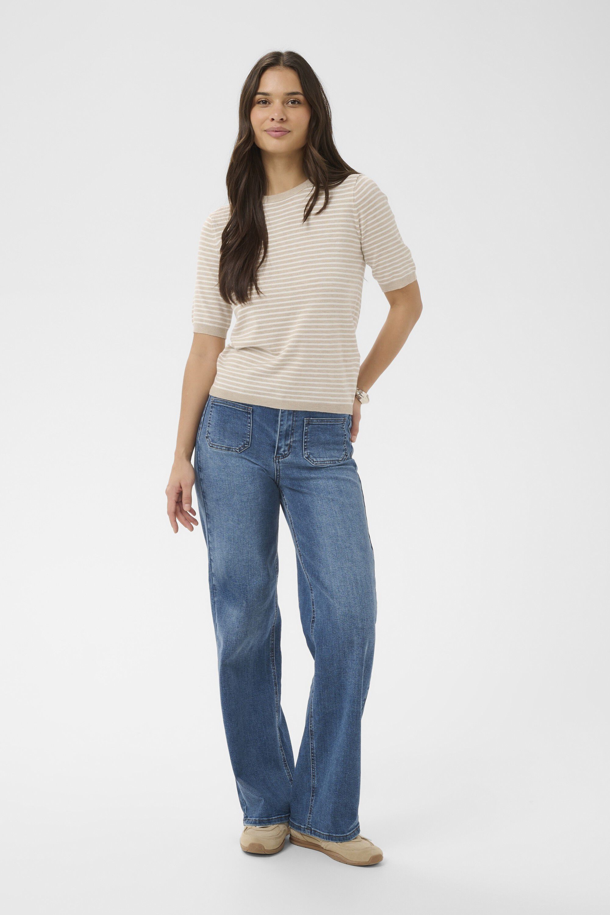 KAlizza Narrow Striped Pullover