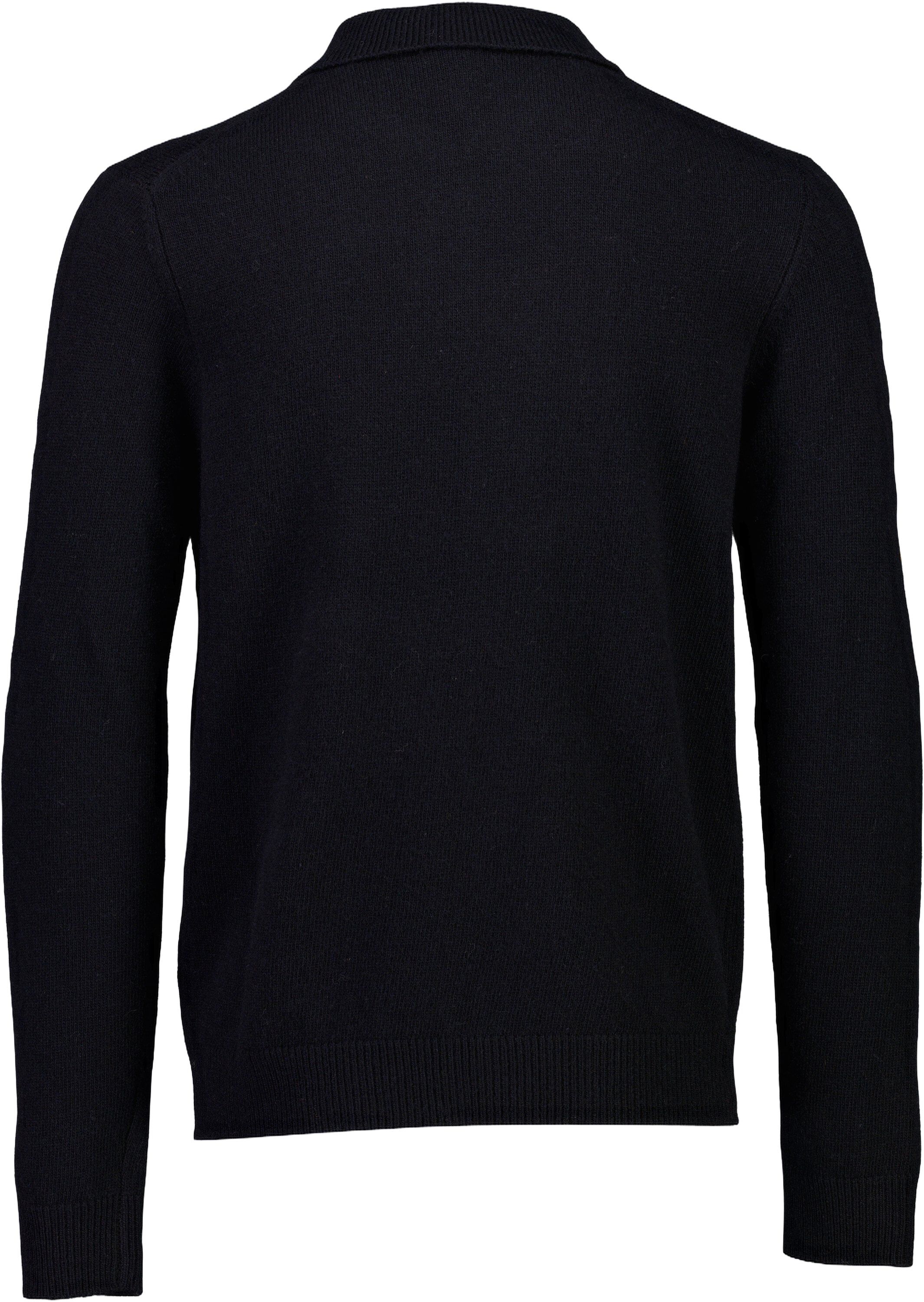 Lambswool L/S cardigan w zip