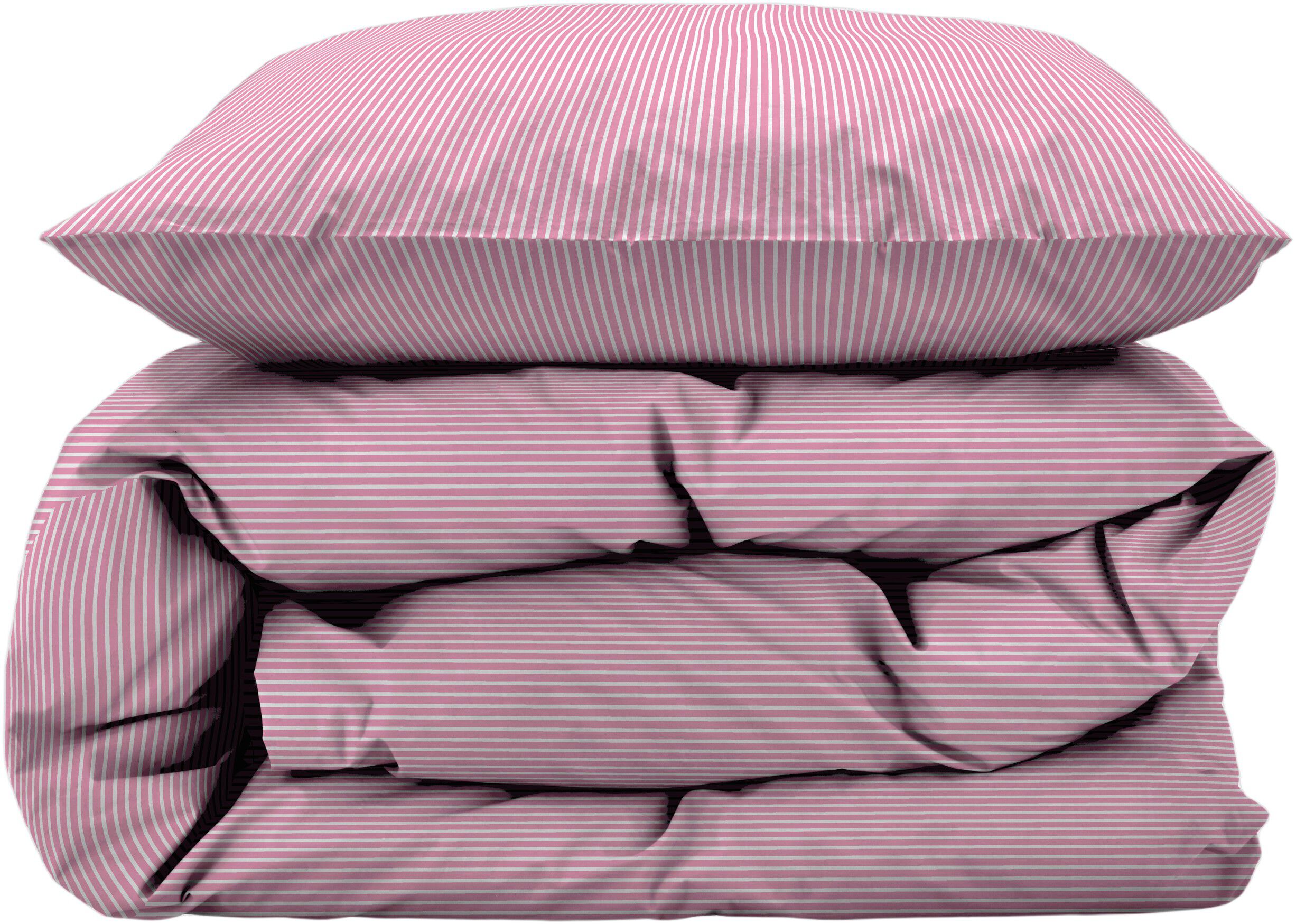 P&aring;slakanset 140x220 Cheerful Pink