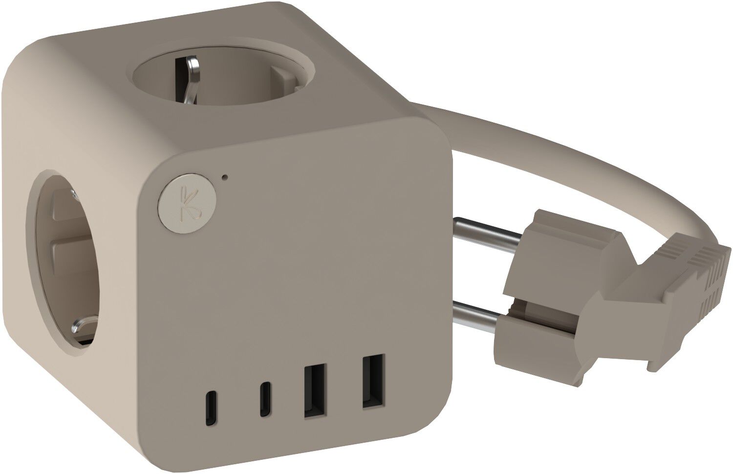 Ampie wired Kraftverk med flera uttag