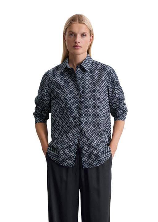 Blouse, casual fit, a-shape, longsl