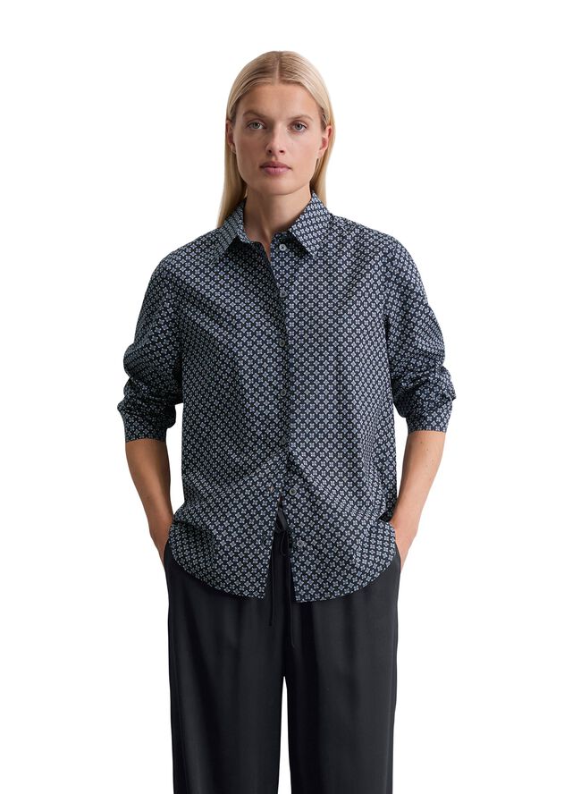 Blouse, casual fit, a-shape, longsl