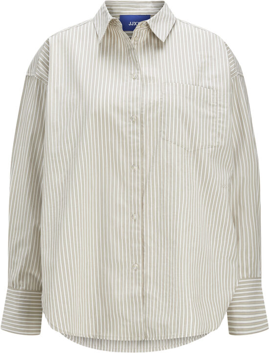 JXJAMIE LS RELAXED POPLIN SHIRT WVN