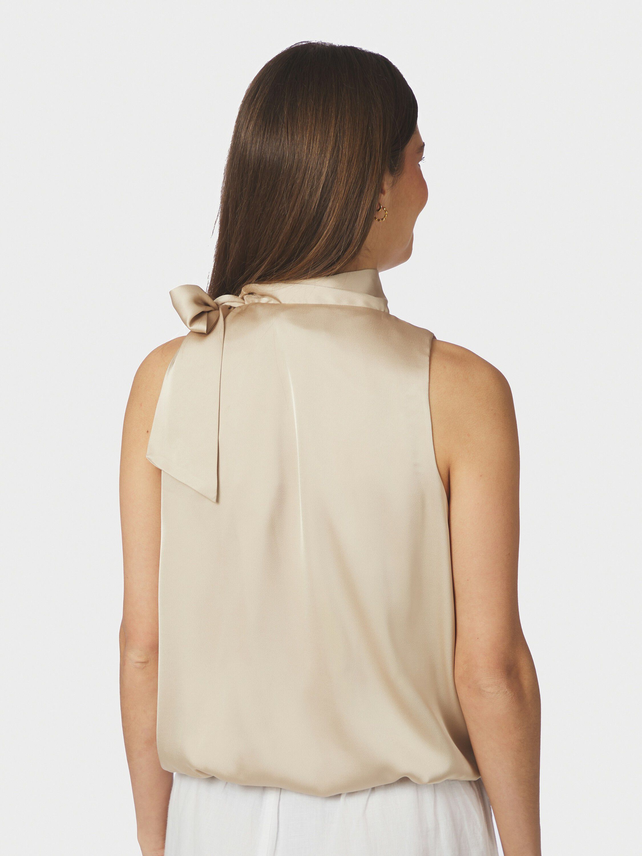 Veda Drapy Satin Top