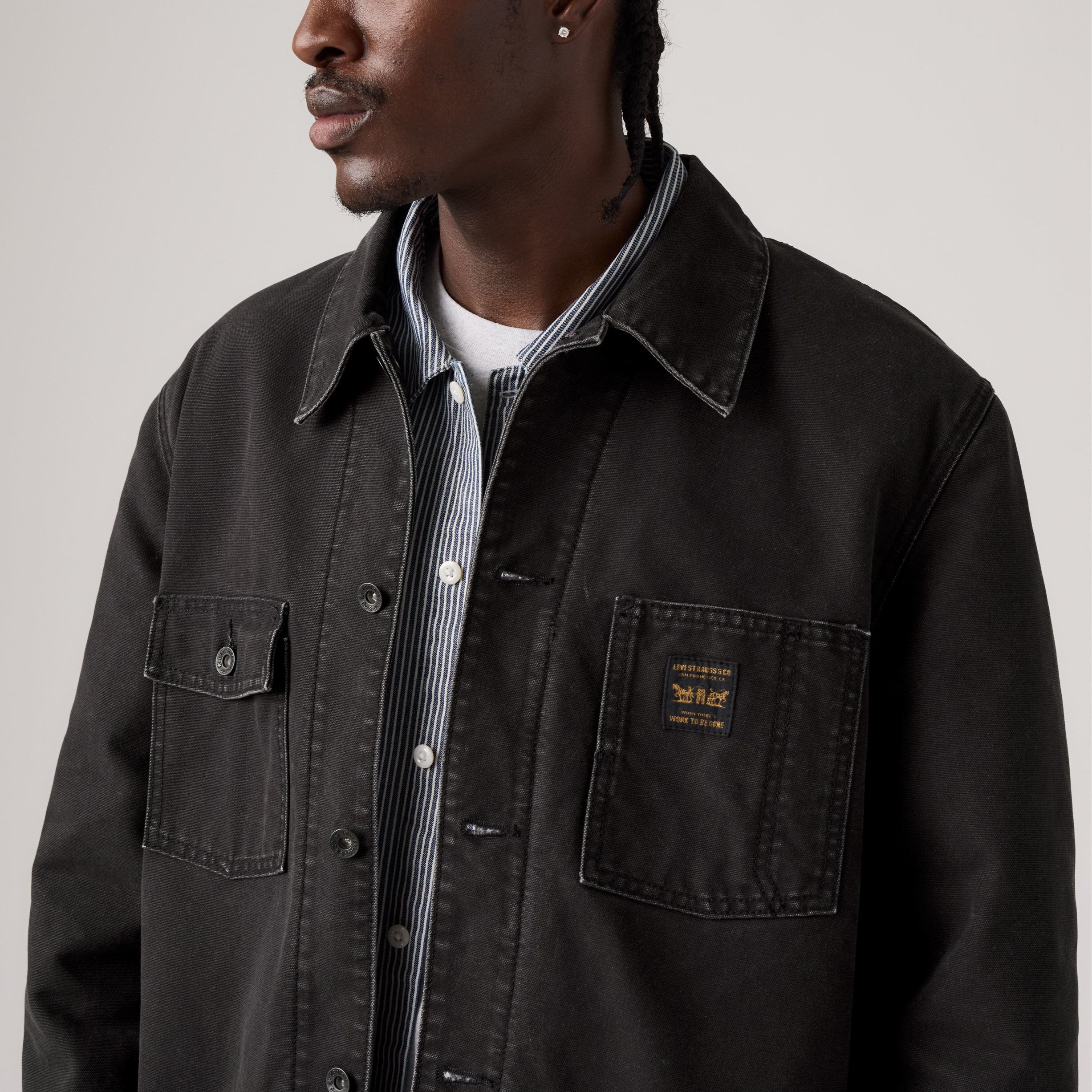 BERKLEY CHORE COAT LINED CLEAR