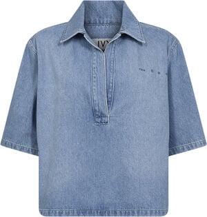 IVY-Opera Oversize Polo Shirt Wash Lille