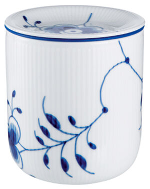 Blue Fluted Mega förvaringsburk 80 cl / 13 cm