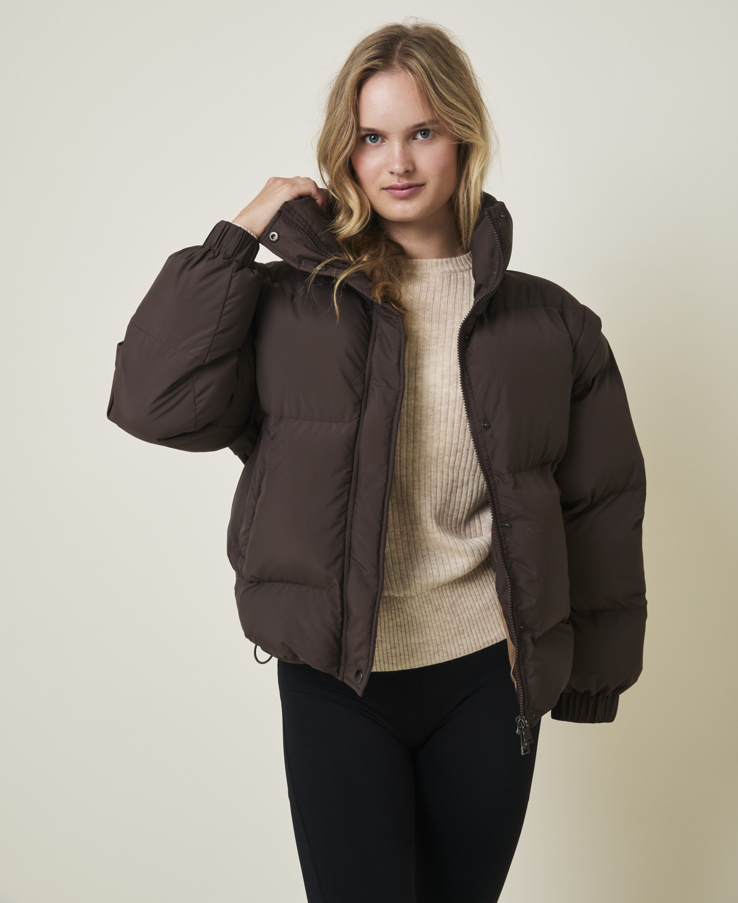 Alpine 2-i-1 Pufferjakke og Vest - Arabica