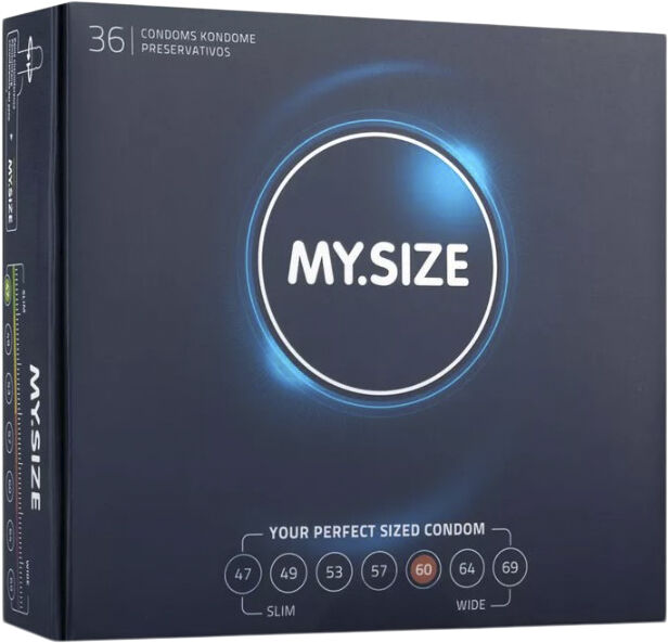 MY. SIZE Pro 60 mm - 36 pieces