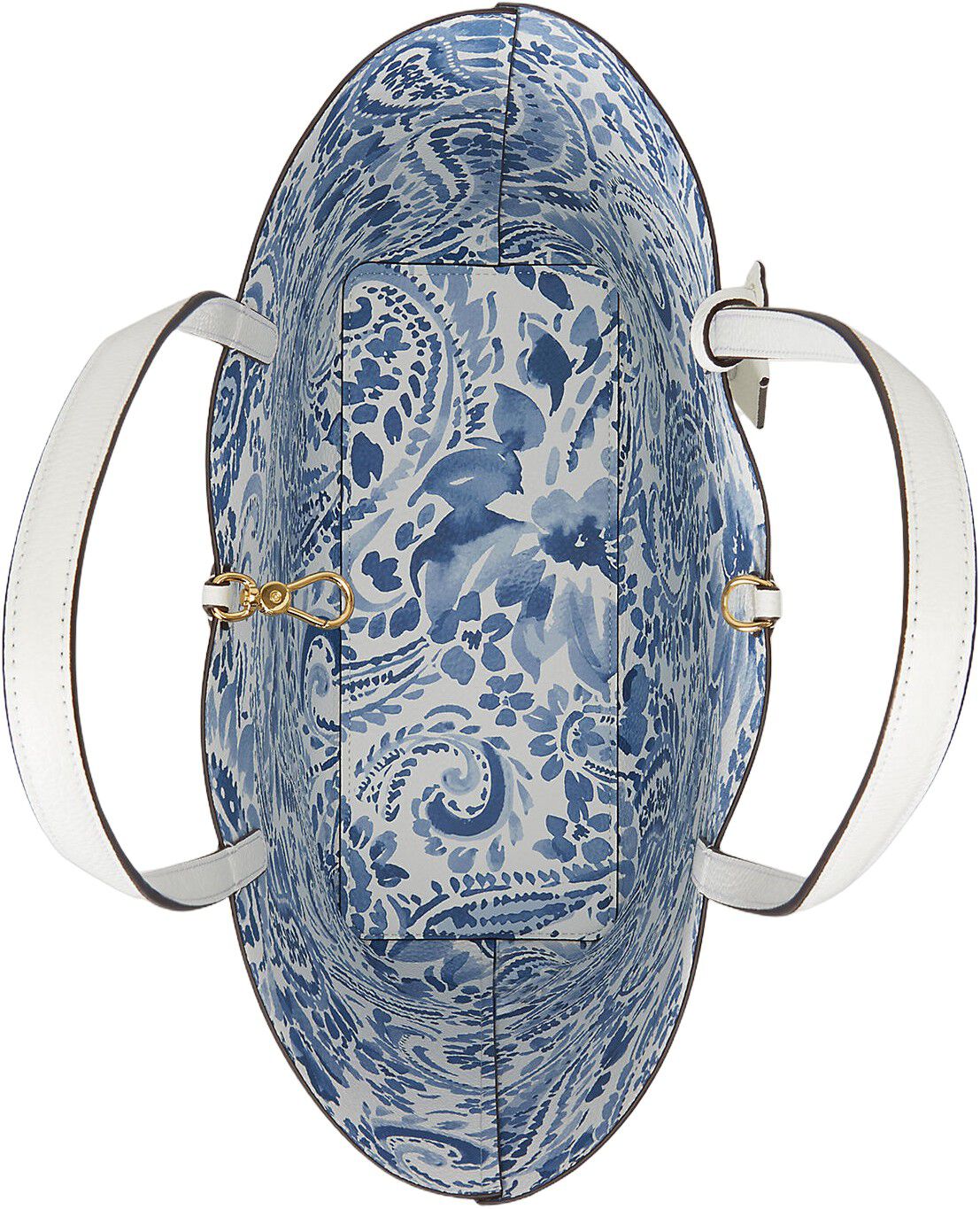 Faux-Leather Large Reversible Tote Bag