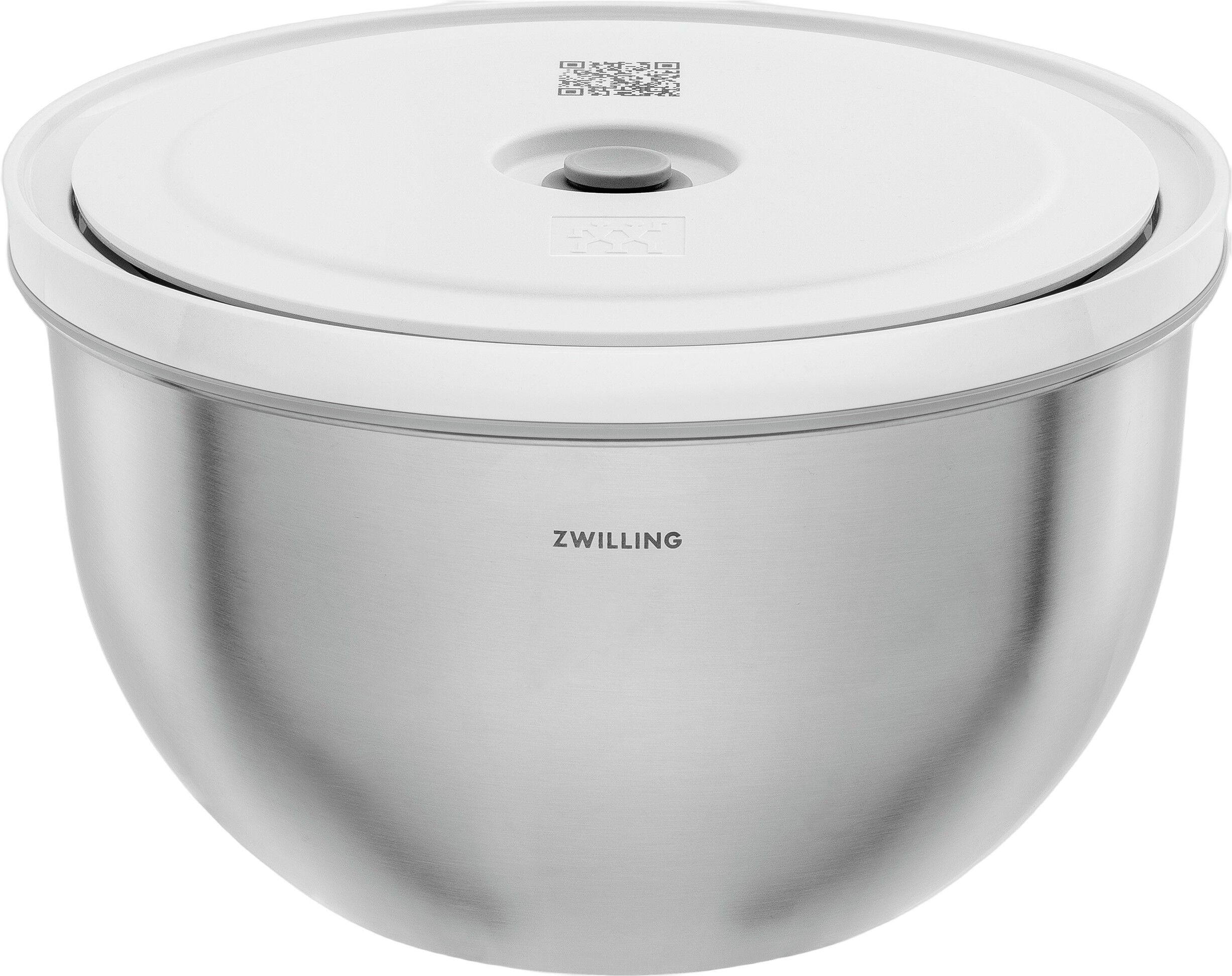 Fresh & Save BOWLS Vakuumsk&aring;l L / 26 cm, Rostfritt st&aring;l, Silver