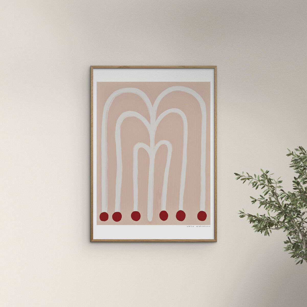 The Poster Club x Vera Mattmann - Grosse Blume