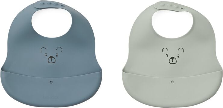 Ember Printed Bib 2-pack