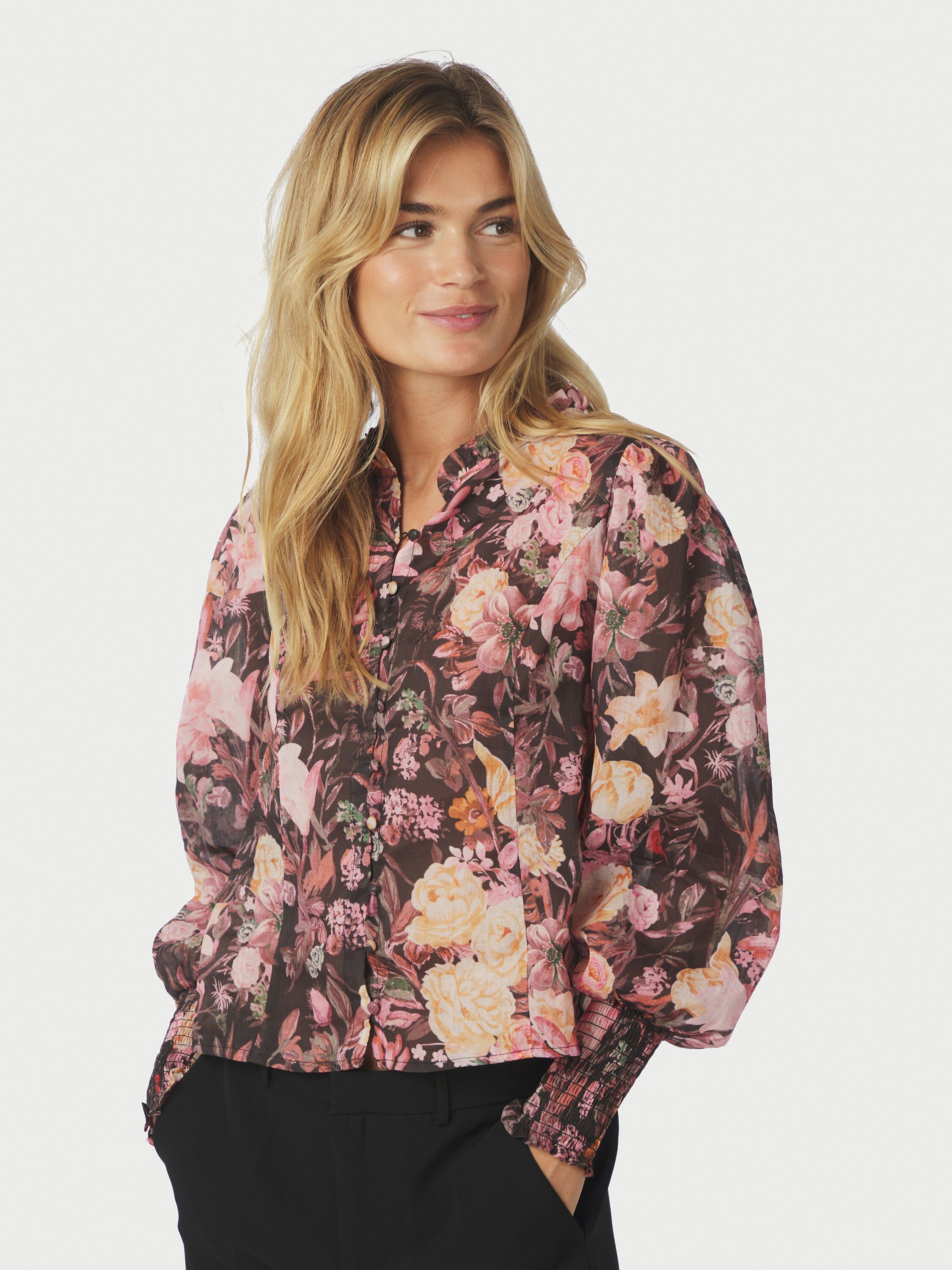 Gilda Big Flower Blouse