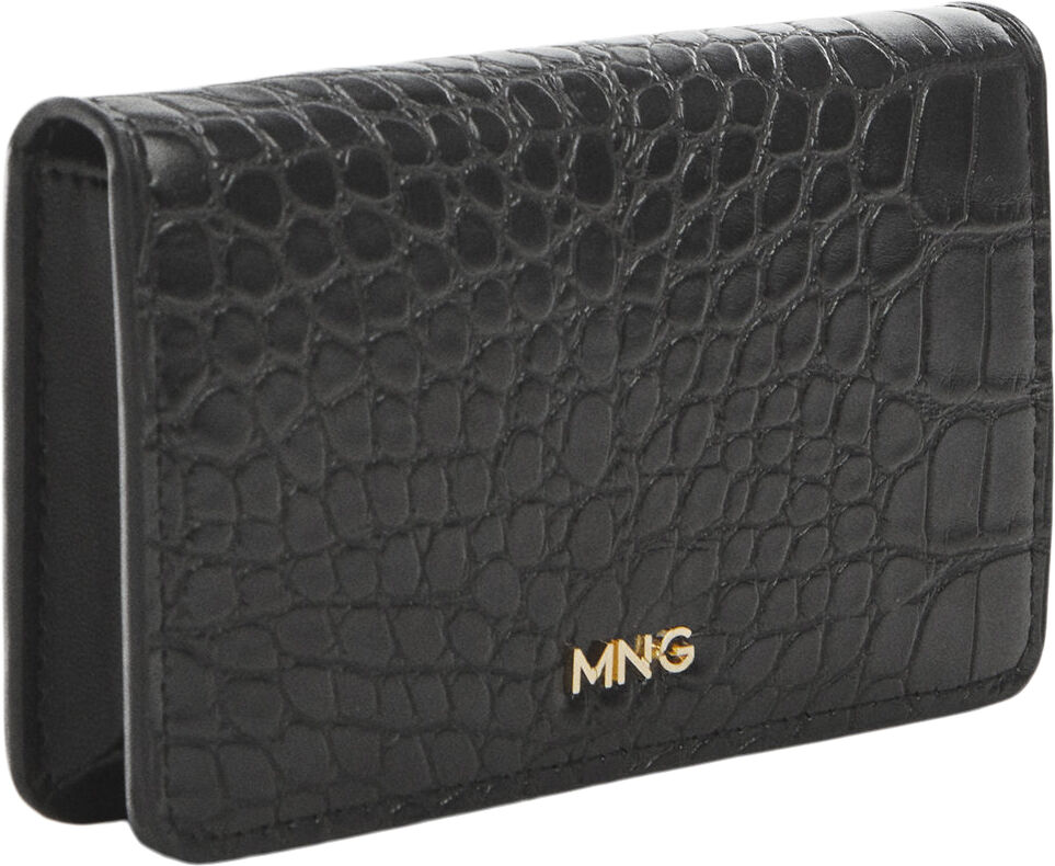 Crocodile wallet with logo