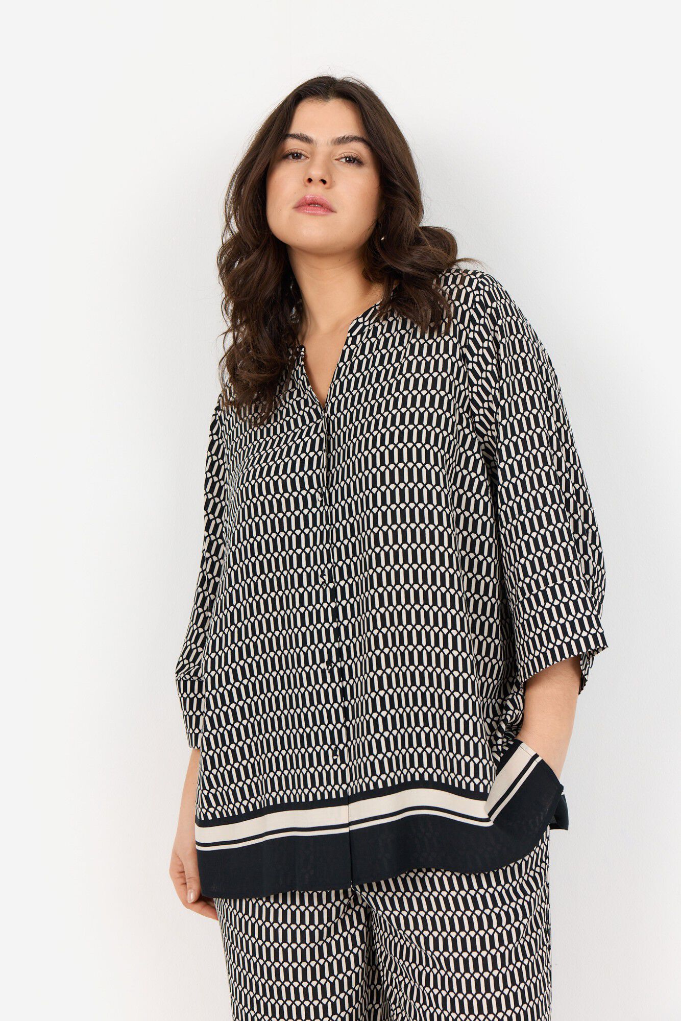 Curvy WA-NORA 2 Skjorte Sort