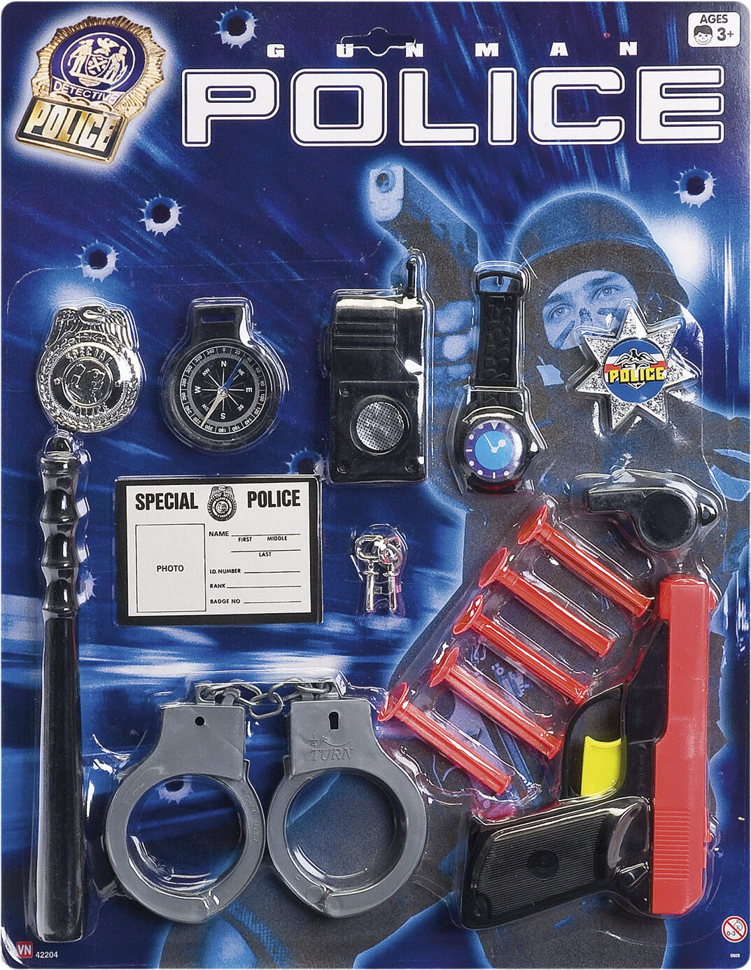 POLITI S&AElig;T M 14 DELE BLIST