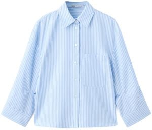 Striped straight shirt