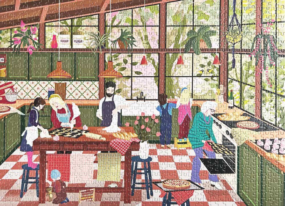 COSY KITCHEN - puslespil med 1000 brikker