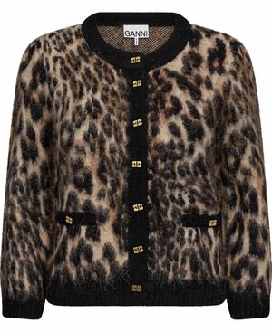 Soft Wool Leo 3/4 Sleeve Cardigan