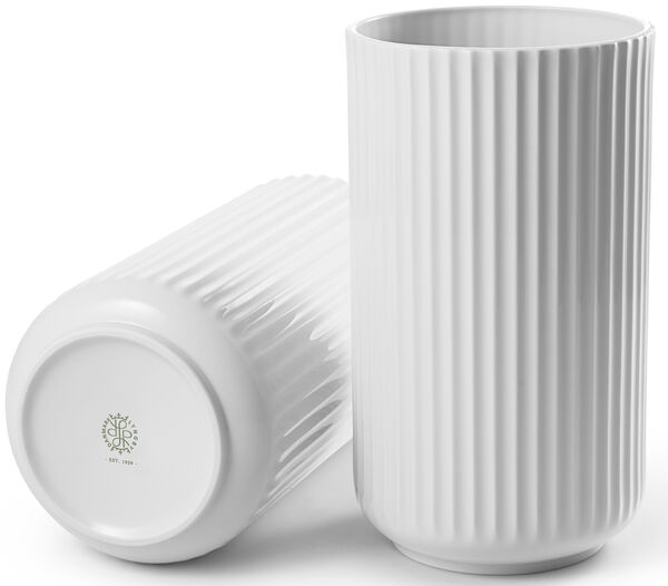 Lyngbyvasen 15 cm Vit