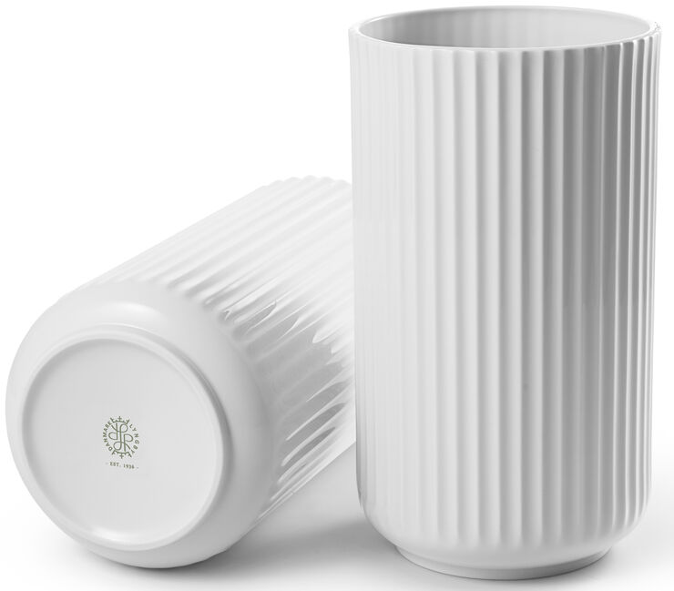 Lyngbyvasen 15 cm Vit