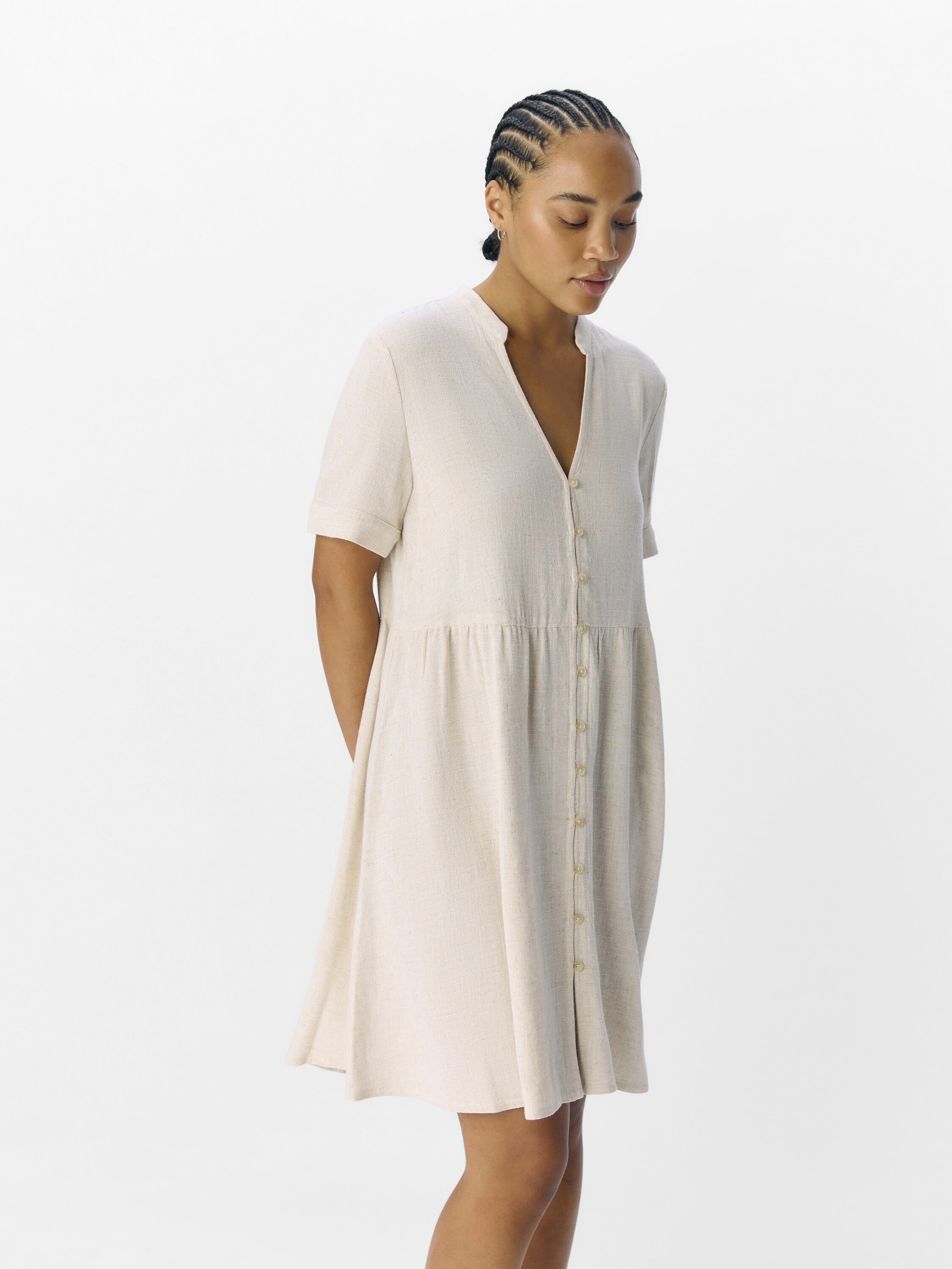 OBJSANNE S/S LO SHORT DRESS DIV