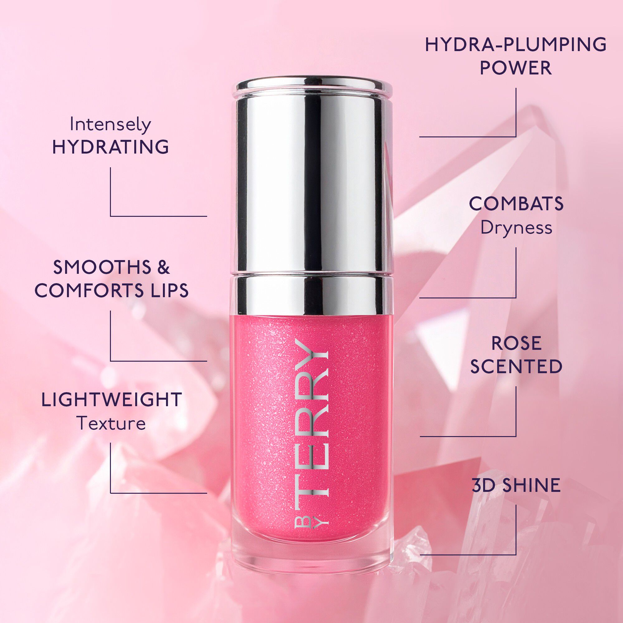 Baume de Rose Glow Gloss N2 Pink Po