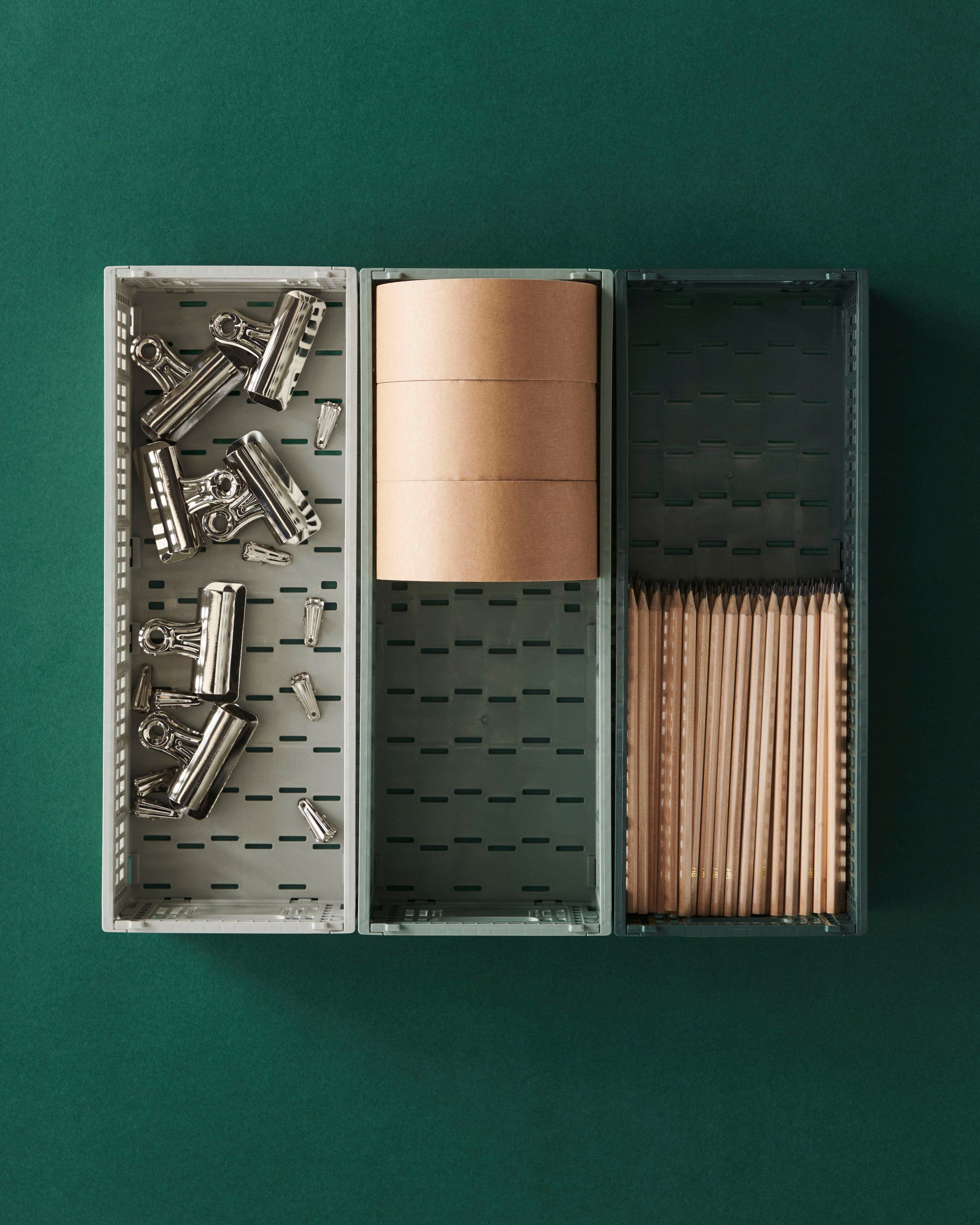 HAY Colour Crate Mini-Oblong-Sage green