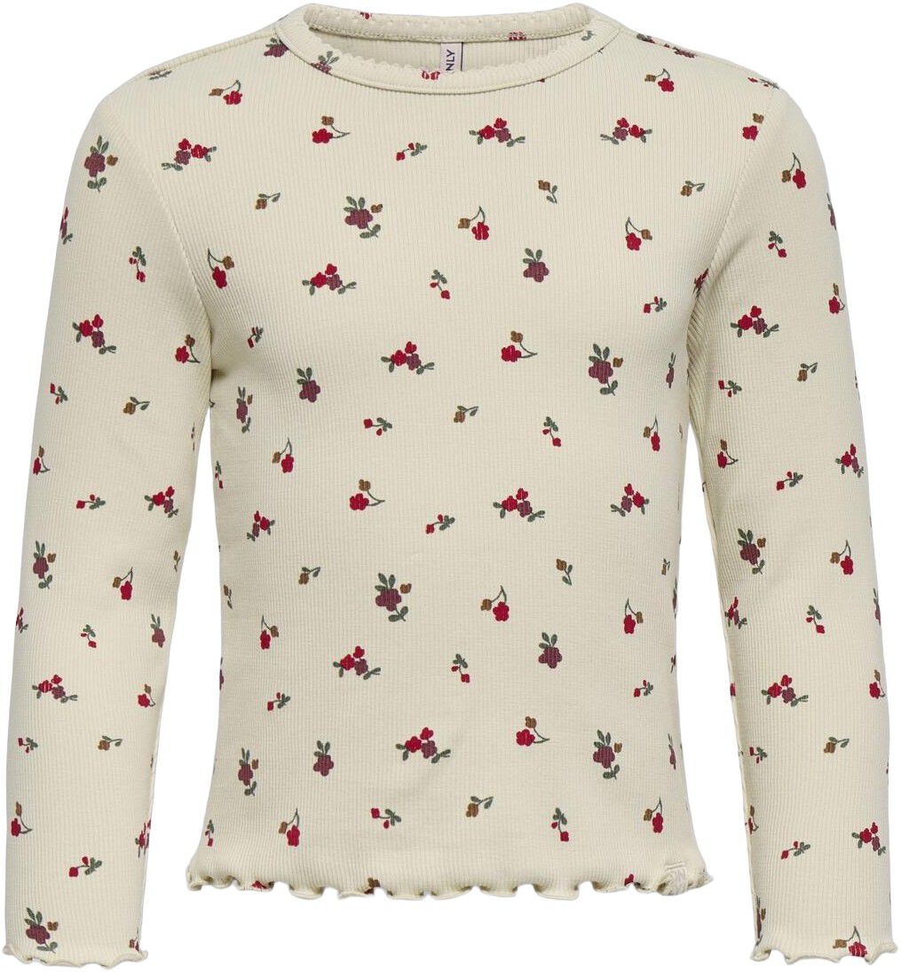 Kmgtrinny Aop Ls O-Nck Top Jrs Noos