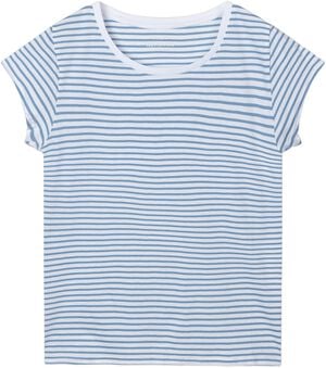 Fine Jersey Stripe Teasy Tee FAV