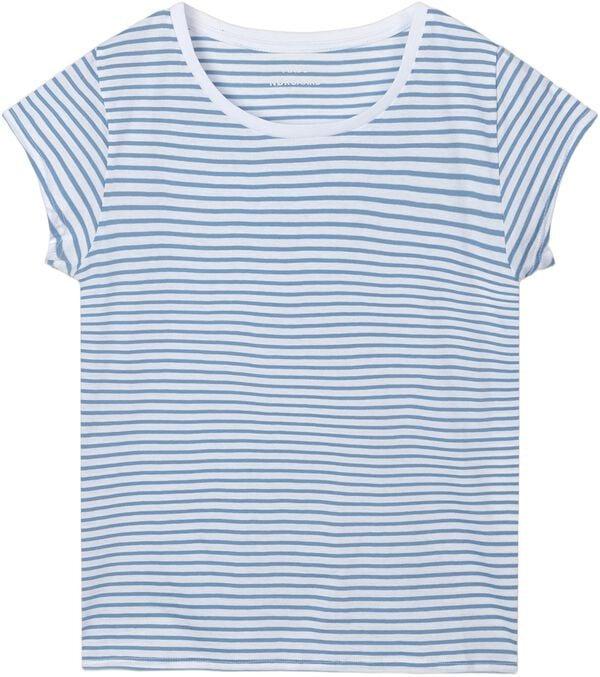 Fine Jersey Stripe Teasy Tee FAV