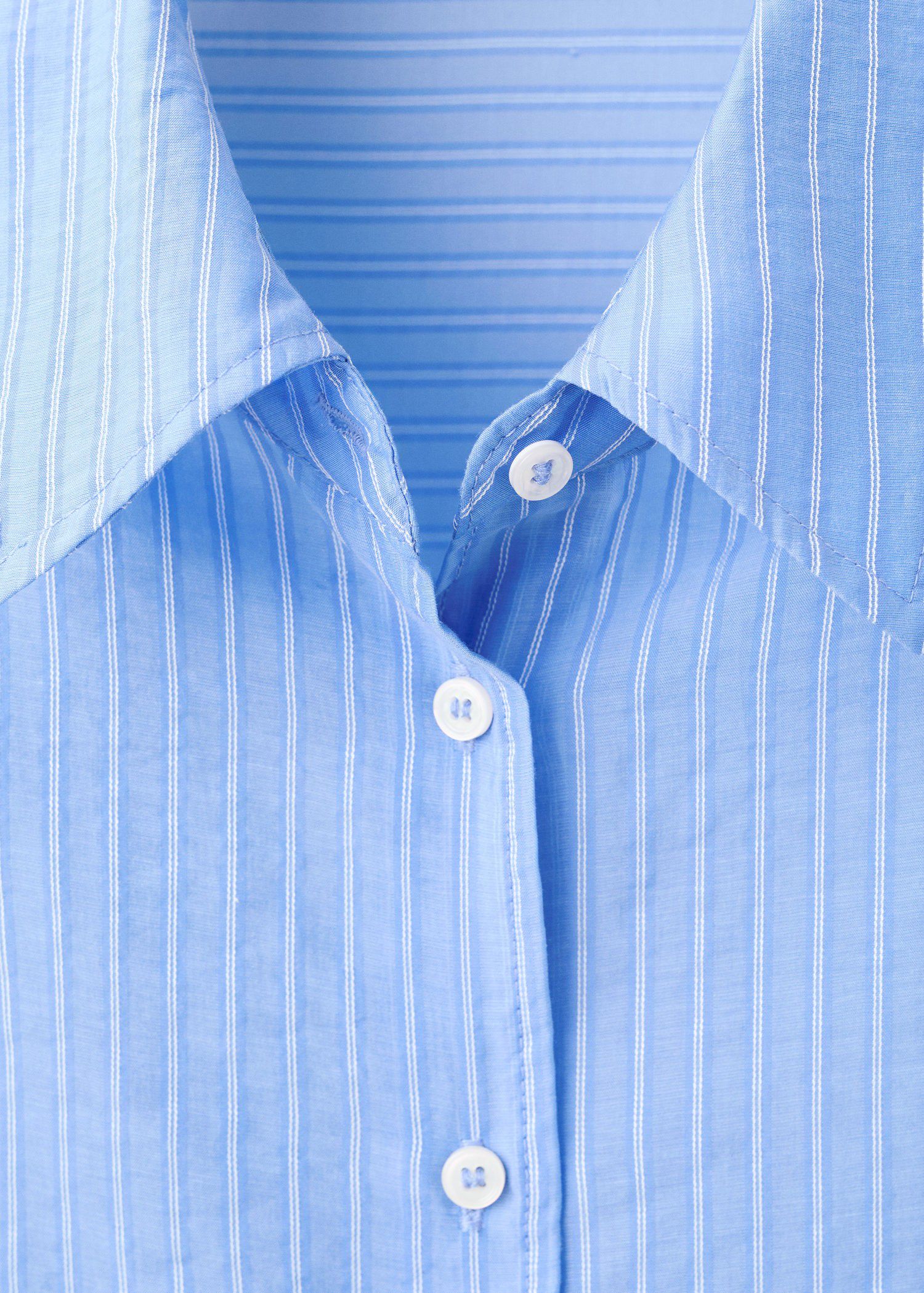 Striped lyocell shirt