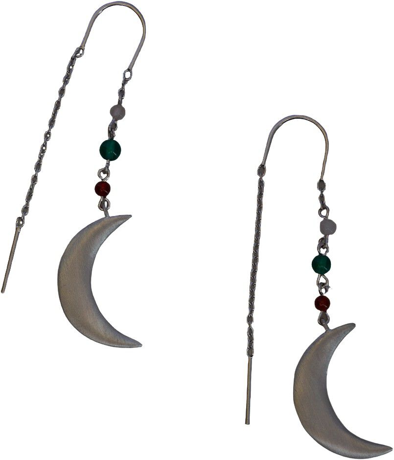 Summer Moon Earrings-R