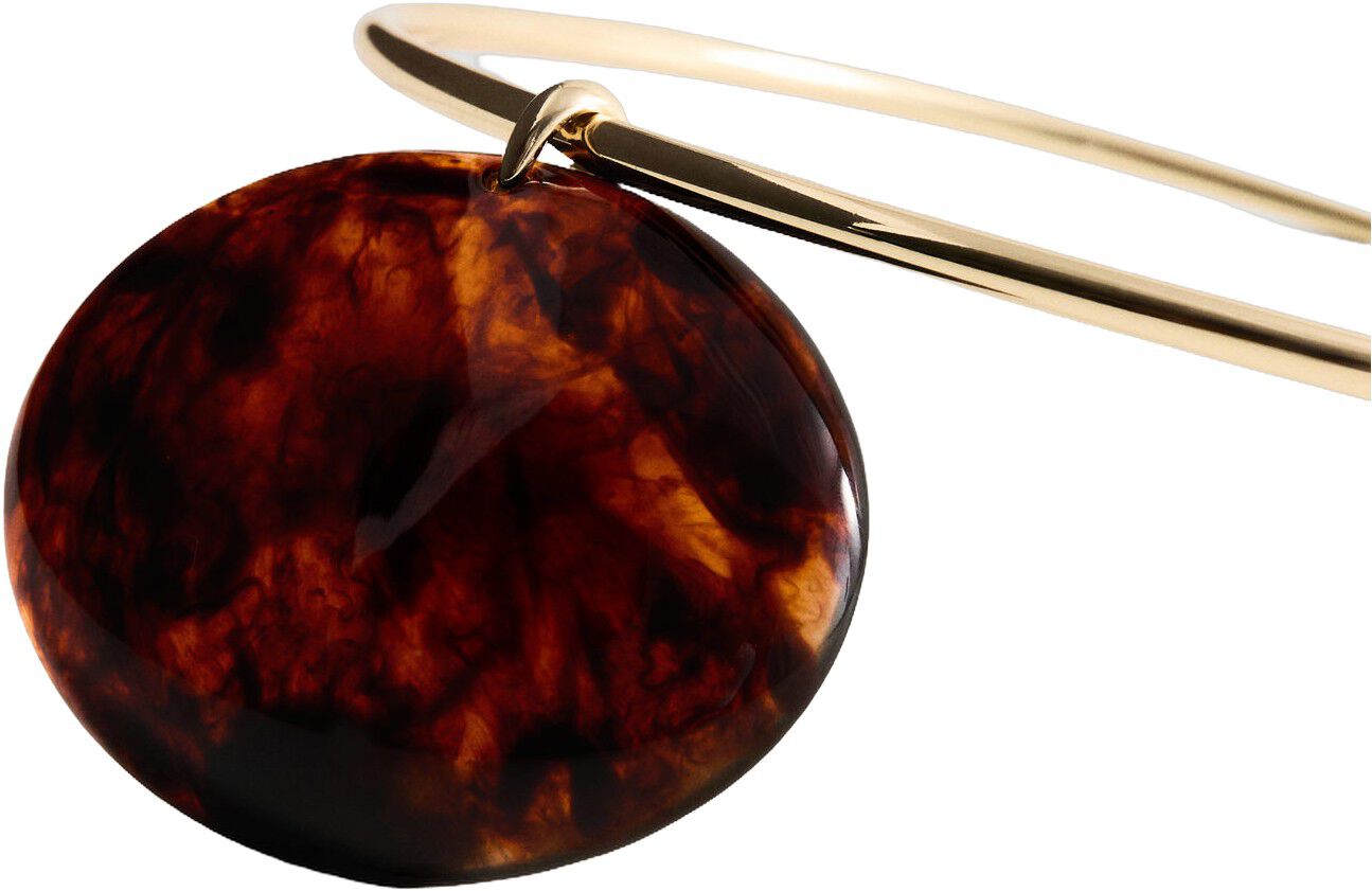 Rigid collar with circular beading