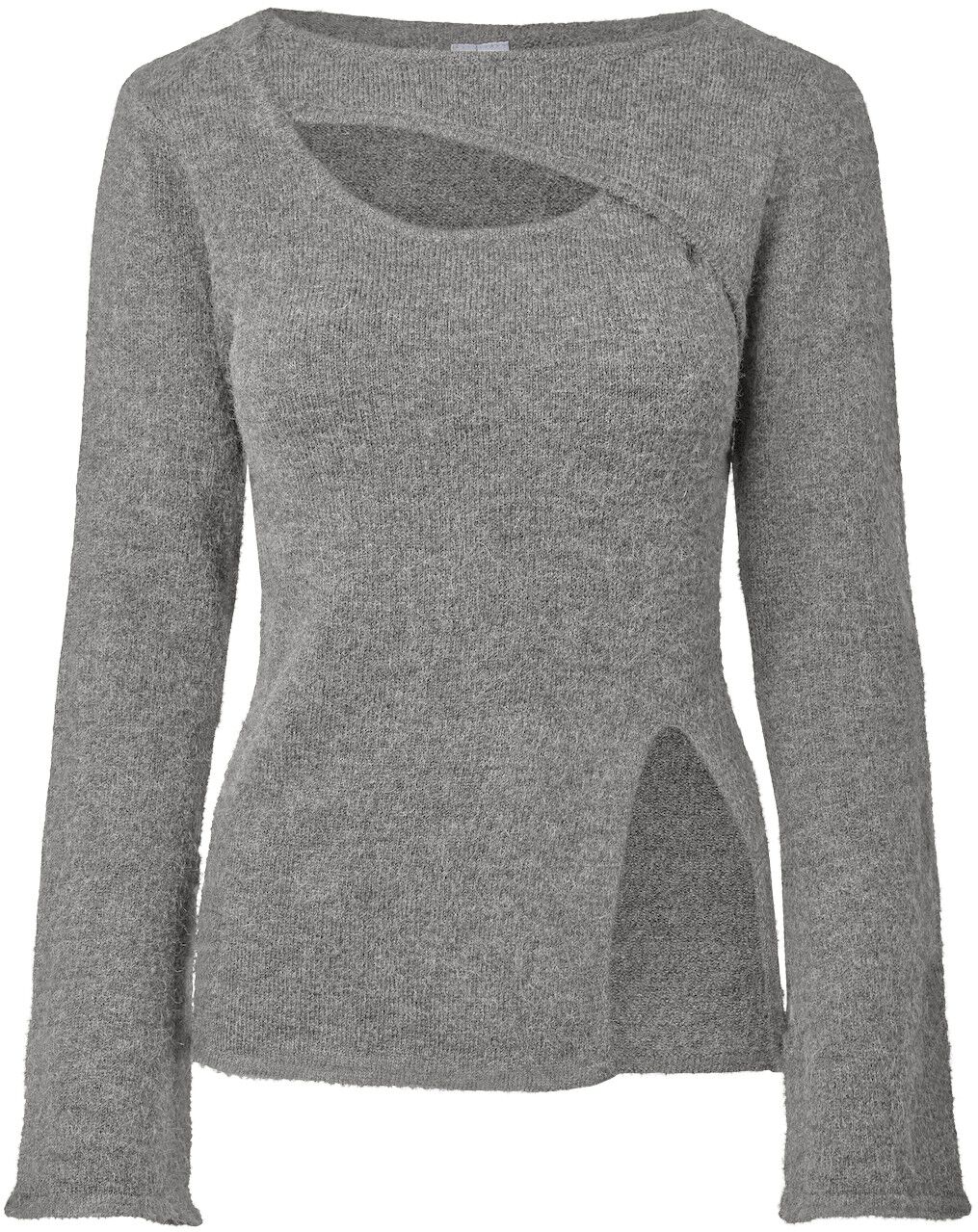 Pcvallie Ls Slit Knit Bc