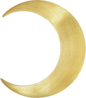 Massive Half Moon Stud