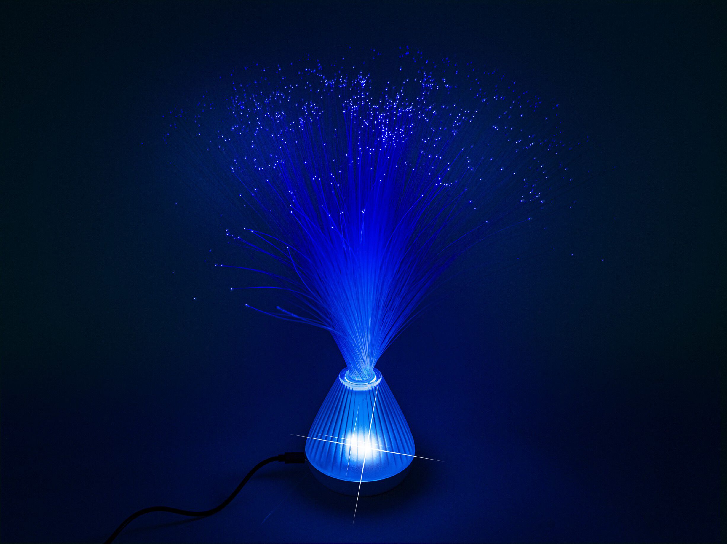 FIBEROPTISK LAMPE 33 cm