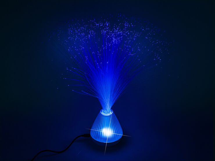 FIBEROPTISK LAMPE 33 cm