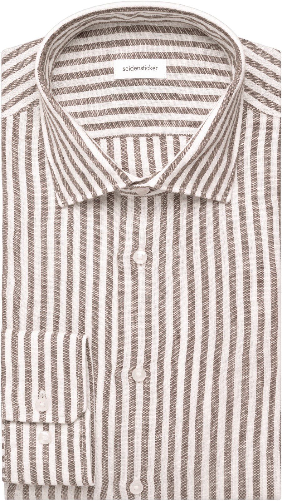Linen shirt Slim 1/1 Kent-Collar Stripes