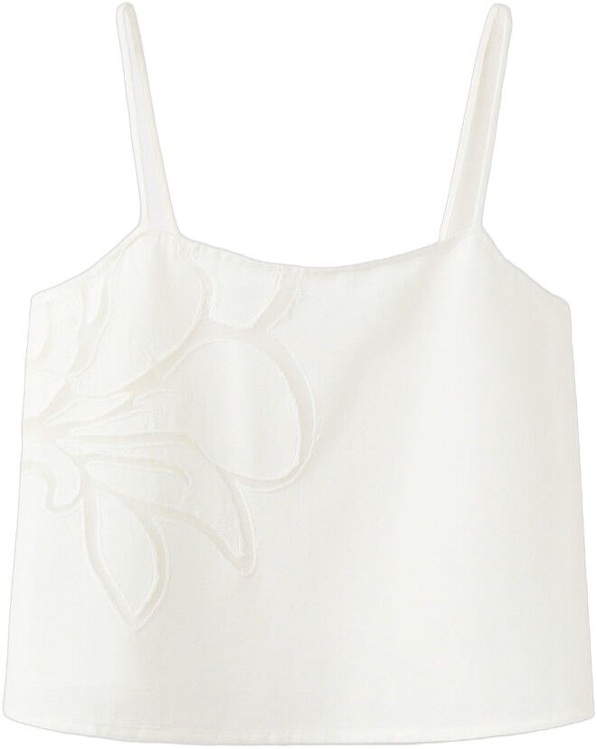 Floral detail strappy top