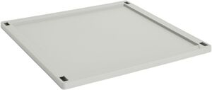 HAY Colour Crate Lid Plastic-Large Square-Grey