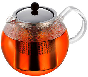 Tepress med filter i rostfritt stål, 1,5 l, 51 oz