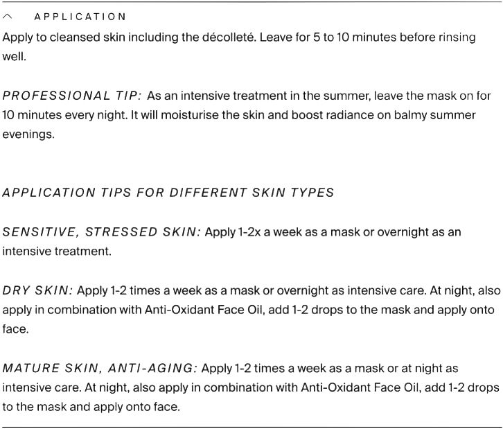 Organic Prebiotic Moisturizing Mask 50 ml.