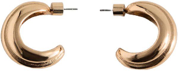 Embossed hoop earrings