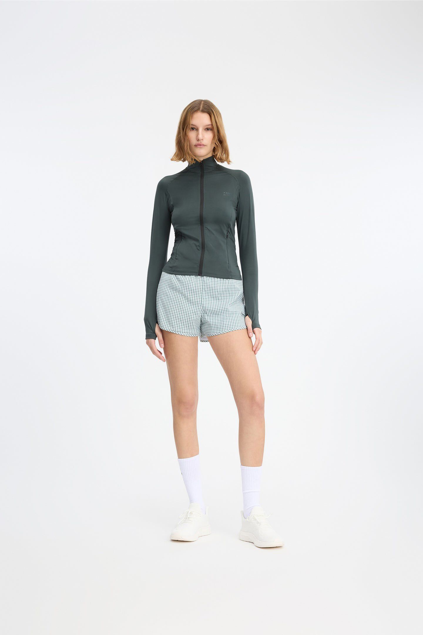 Womens Full Zip Running Top